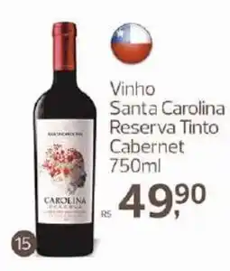 Supermercados Jau Serve Vinho Santa Carolina Reserva Tinto oferta