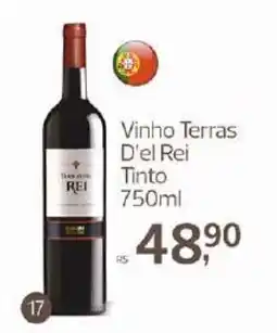 Supermercados Jau Serve vinho terras d'el rei tinto oferta