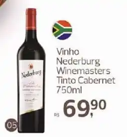Supermercados Jau Serve Vinho Nederburg Winemasters Tinto Cabernet oferta