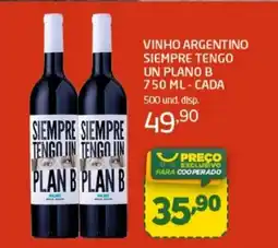 Cooper Vinho argentino siempre tengo un plan b oferta