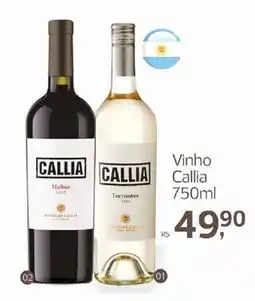 Supermercados Jau Serve Vinho Callia oferta