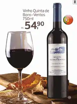 Supermercados Jau Serve Vinho Quinta de Bons-Ventos oferta