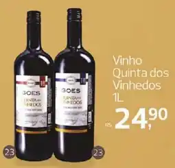 Supermercados Jau Serve Vinho Quinta dos Vinhedos oferta