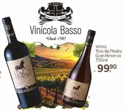 Supermercados Jau Serve Vinho Toro de Piedra Gran Reserva oferta