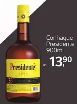 Supermercados Jau Serve Conhaque presidente oferta