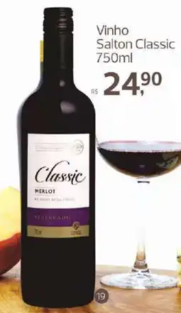 Supermercados Jau Serve Vinho Salton Classic oferta