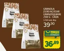 Cooper Granola zero açúcar oferta