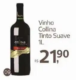 Supermercados Jau Serve Vinho Collina Tinto Suave oferta
