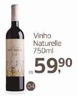 Supermercados Jau Serve Vinho Naturelle oferta