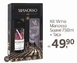 Supermercados Jau Serve Kit Vinho Manosso Suave oferta