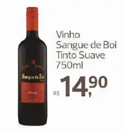 Supermercados Jau Serve Vinho Sangue de Boi Tinto Suave oferta