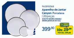 Cooper Aparelho de Jantar Canyon Porcelana oferta