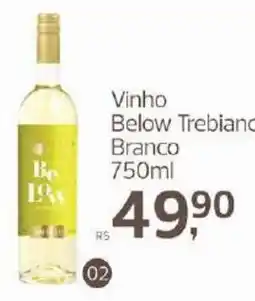 Supermercados Jau Serve Vinho Below Trebiano Branco oferta