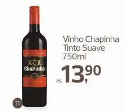 Supermercados Jau Serve Vinho Chapinha Tinto Suave oferta