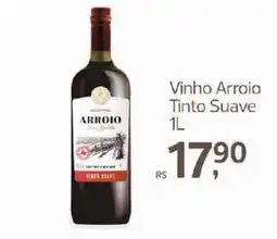 Supermercados Jau Serve vinho arroio tinto suave oferta