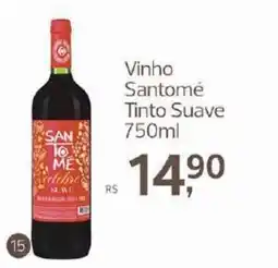 Supermercados Jau Serve Vinho Santomé Tinto Suave oferta