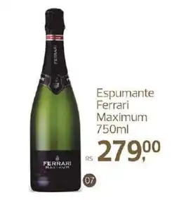 Supermercados Jau Serve Espumante Ferrari Maximum oferta