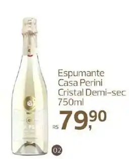 Supermercados Jau Serve Espumante Casa Perini Cristal Demi-sec oferta