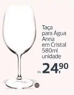Supermercados Jau Serve Taça para Água Anna oferta
