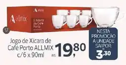 Supermercados Jau Serve Jogo de Xicara de Café Porto oferta