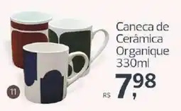 Supermercados Jau Serve Caneca de Cerâmica Organique oferta