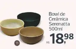 Supermercados Jau Serve Bowl de Cerâmica Serenatta oferta