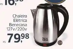 Supermercados Jau Serve Chaleira Elétrica Benecasa oferta