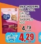 Supermercado Estrela Azul Snack prime full para gatos varios sabores oferta