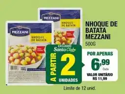 Santo Supermercados Nhoque de batata mezzani oferta