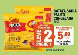 Santo Supermercados Batata sadia palito oferta