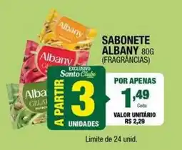 Santo Supermercados Sabonete albany oferta