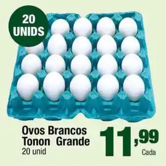 Santo Supermercados Ovos Brancos Tonon Grande oferta