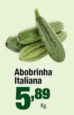 Santo Supermercados Abobrinha Italiana oferta