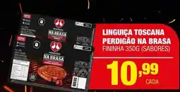 Santo Supermercados linguiça toscana perdigão na brasa fininha oferta