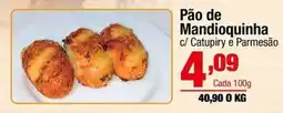 Santo Supermercados Pão de Mandioquinha c/ Catupiry e Parmesão oferta