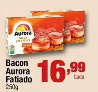 Santo Supermercados Bacon aurora fatiado oferta