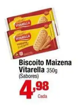 Santo Supermercados Biscoito Maizena Vitarella oferta