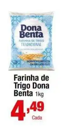 Santo Supermercados Farinha de Trigo Dona Benta oferta