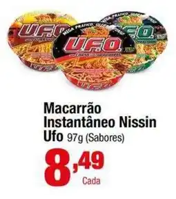 Santo Supermercados Macarrão instantâneo nissin ufo (sabores) oferta
