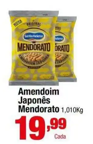 Santo Supermercados Amendoim Japonês Mendorato oferta