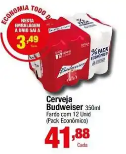 Santo Supermercados Cerveja Budweiser oferta