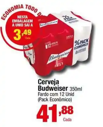 Santo Supermercados Cerveja Budweiser oferta