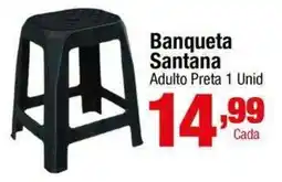 Santo Supermercados Banqueta santana oferta