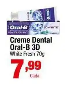 Santo Supermercados Creme dental oral-b 3d white fresh oferta