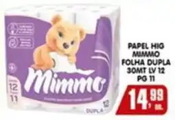 Higa's Supermercado papel hig mimmo folha dupla oferta