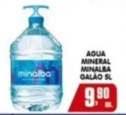 Higa's Supermercado Água mineral minalba galão 5l oferta