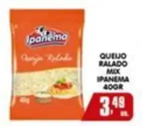 Higa's Supermercado Queijo ralado mix ipanema oferta
