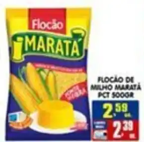 Higa's Supermercado Flocão de milho maratá oferta