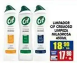 Higa's Supermercado Limpador cif cremoso limpeza milagrosa oferta