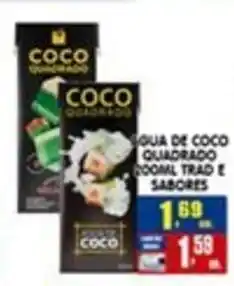 Higa's Supermercado Água de coco quadrado 200ml trad e sabores oferta